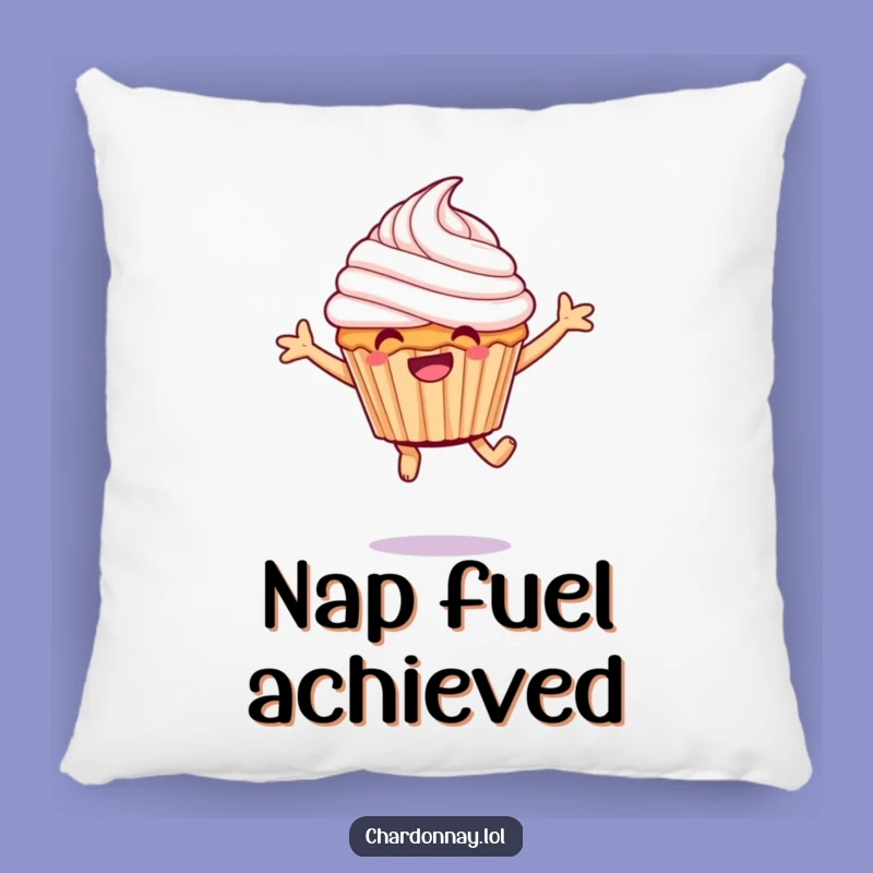 Funny Giggling Cupcake Pillow: Soft & Cozy Hilarious Frosting Leap, Perfect Funny Gift