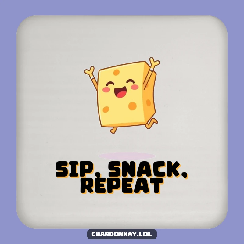 Funny Cheese Coaster Set: Cheerful Leap Protection, Hilarious Table Gift!