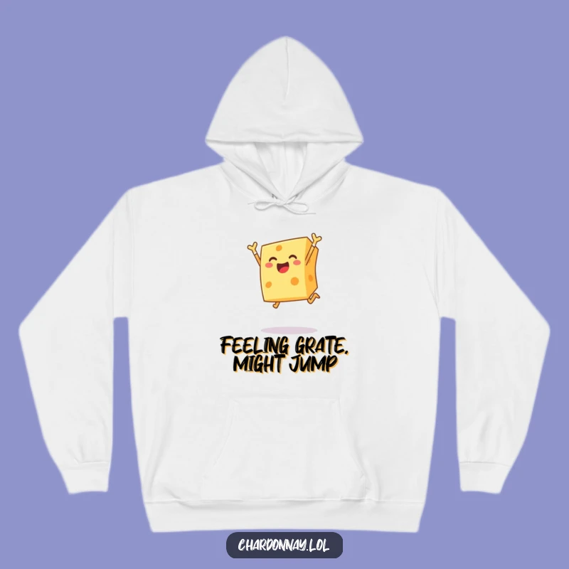 Funny Cheese Hoodie: Cozy Leap Comfort, Warm & Hilarious Gift!