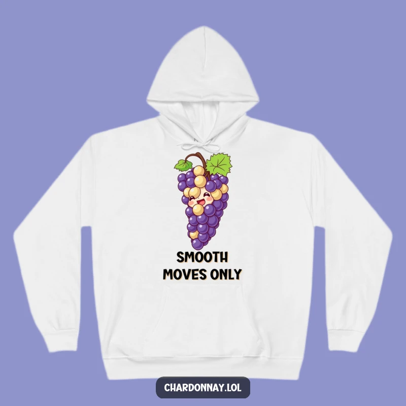 Funny Giggling Grape Hoodie: Cozy Wine Lover Sweatshirt for Laughs