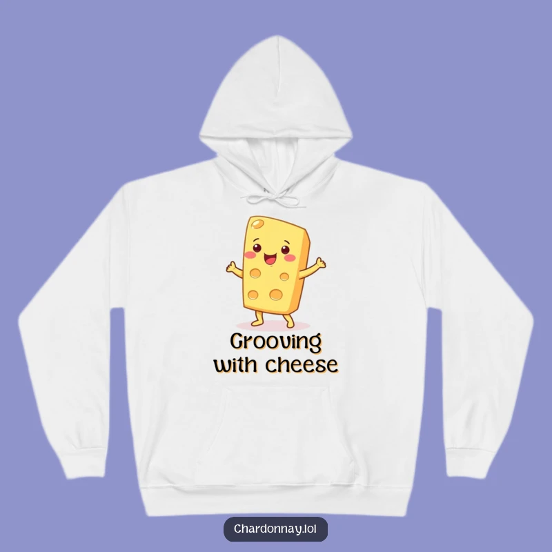 Funny Cheese Dance Hoodie: Cozy & Cheesy Comfort
