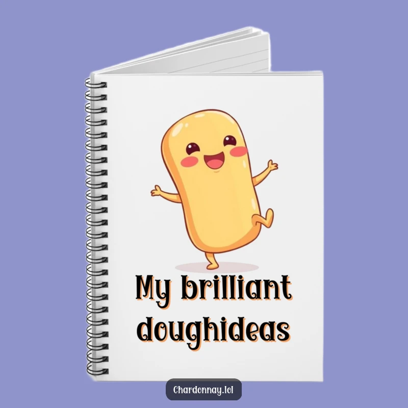 Funny Baguette Kicking Heels Notebook - Jot Down Laughs with Comedic Style