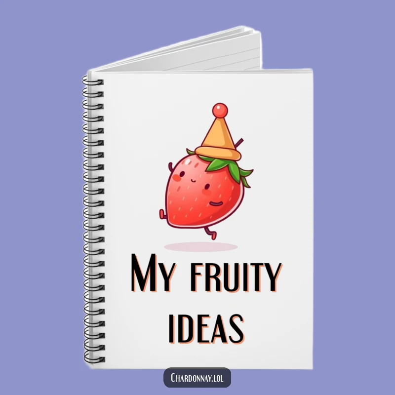 Funny Strawberry Cartwheel Notebook: Jot Down Sweet Ideas