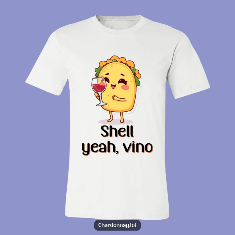 Funny Winking Taco T-Shirt - Comedic Apparel for Fiesta Fanatics