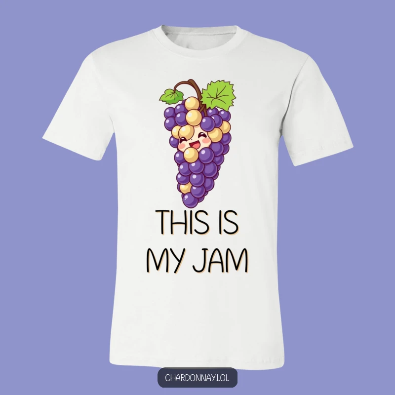 Funny Giggling Grape T-Shirt: Wine Lover Apparel for a Good Time